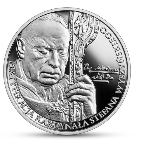 Moneta 10 zł Beatyfikacja Stefana Wyszyńskiego 2021