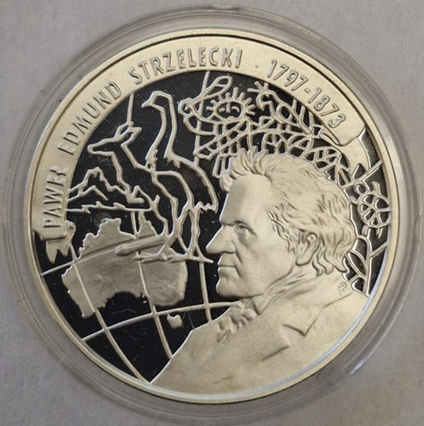 Moneta 10 zł Paweł Edmund Strzelecki 1997