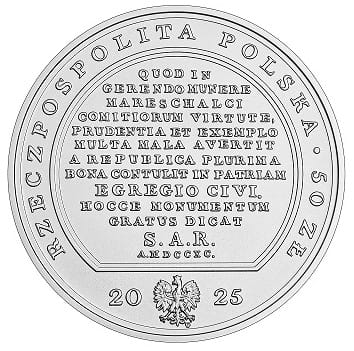 Moneta 50 zł Stanisław Małachowski 2025