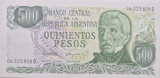 Argentyna banknot 500 pesos UNC
