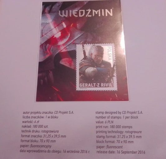 Folder Wiedźmin Geralt z Rivii 2016
