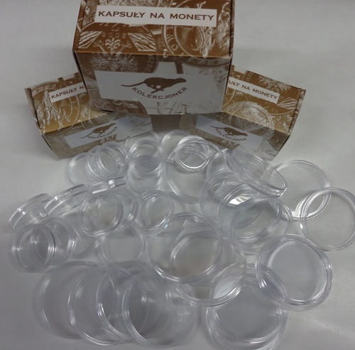 Kapsle na monety Kolekcjoner 19 mm 10 szt