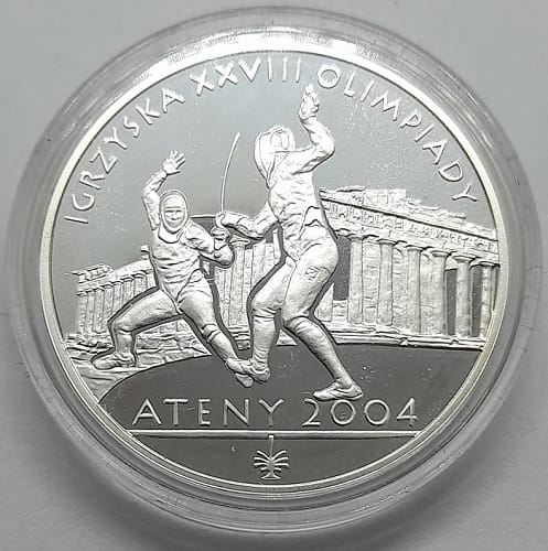 Moneta 10 zł Igrzyska Ateny 2004