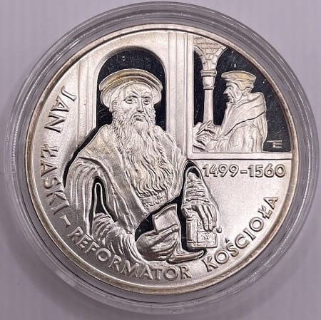 Moneta 10 zł Jan Łaski 1999