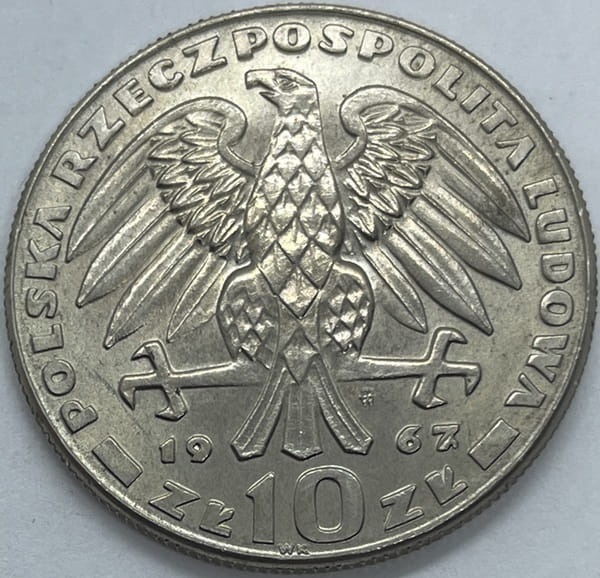 Moneta 10 zł Karol Świerczewski 1967