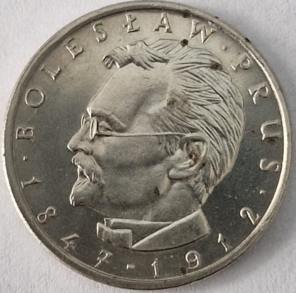 Moneta 10 złotych Bolesław Prus 1982
