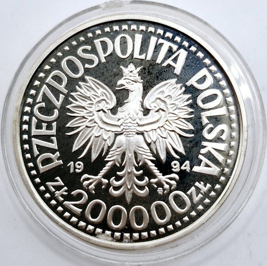 Moneta 100 000 zł Żołnierz polski na frontach II WŚ Monte Cassino 1994