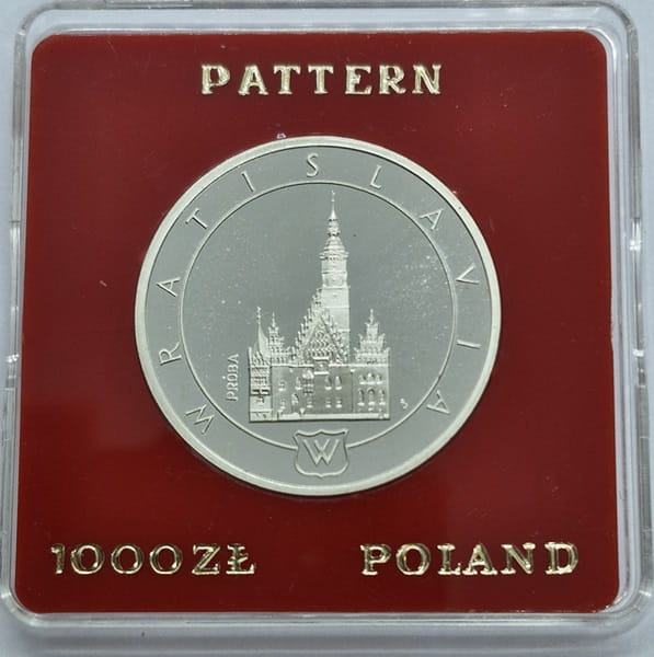Moneta 1000 zł Wratislavia 1987