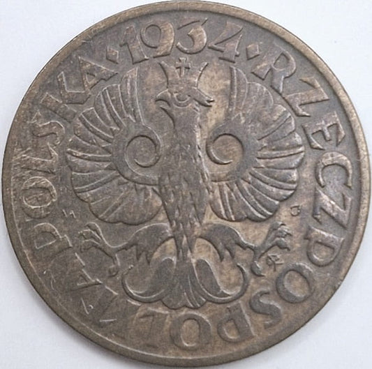 Moneta 2 grosze 1934