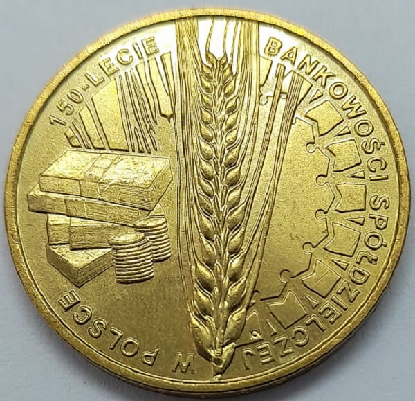 Moneta 2 zł 150-lecie Bankowości Spółdzielczej w Polsce 2012