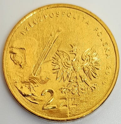 Moneta 2 zł Artur Grottger 2010