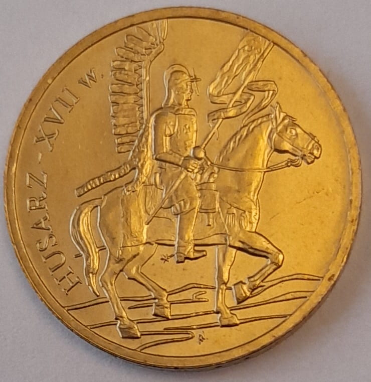 Moneta 2 zł Husarz XVII wiek 2009