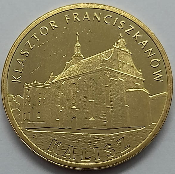 Moneta 2 zł klasztor Kalisz 2011