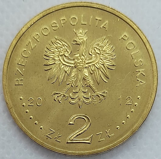 Moneta 2 zł lekki krążownik Dragon 2012