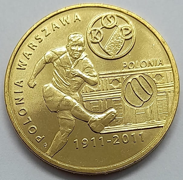 Moneta 2 zł Polonia Warszawa 2011