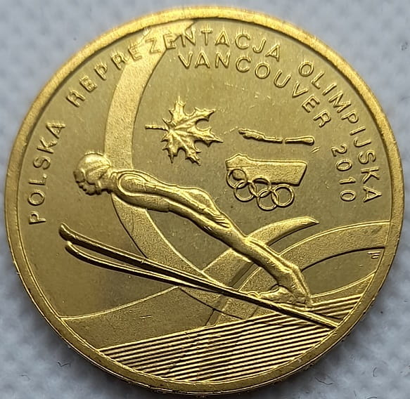 Moneta 2 zł z Vancouver 2010