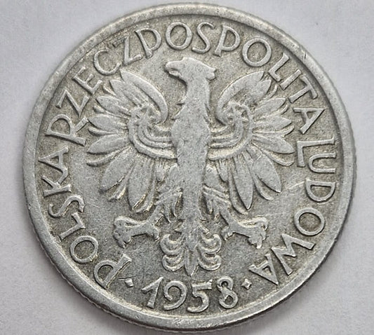 Moneta 2 złote Jagody 1958 stan 3