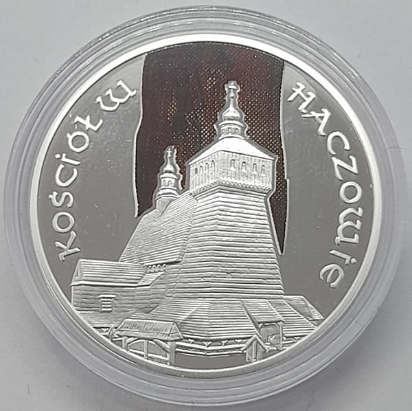 Moneta 20 zł Kościół w Haczowie 2006