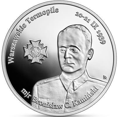 Moneta 20 zł Polskie Termopile Warszawskie Termopile 2023