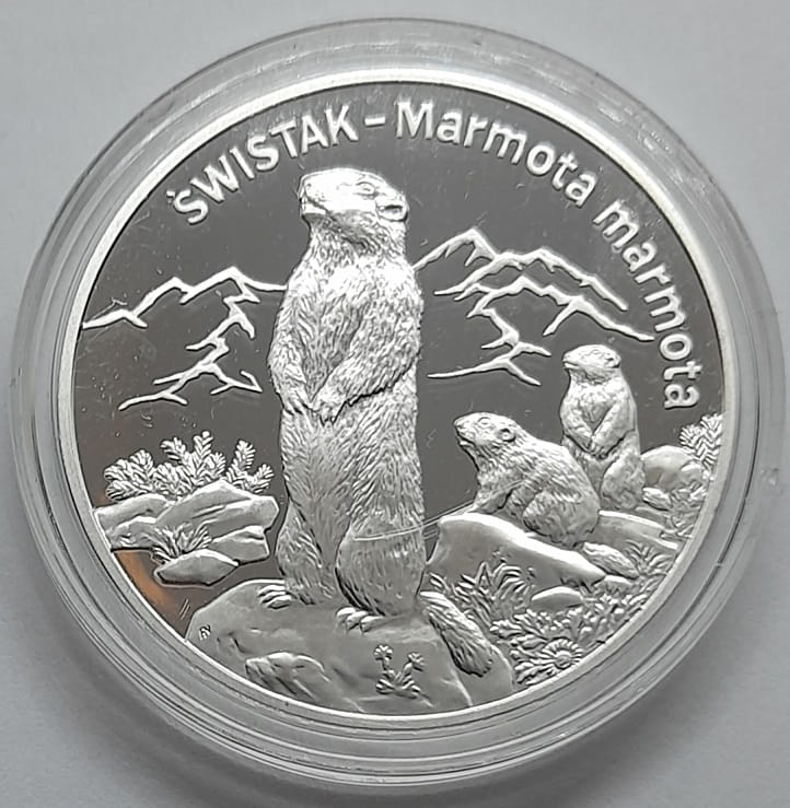 Moneta 20 zł Świstak 2006