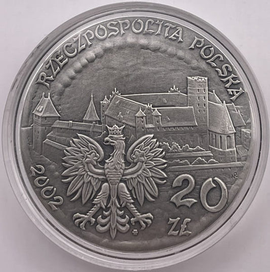 Moneta 20 zł Zamek w Malborku 2002
