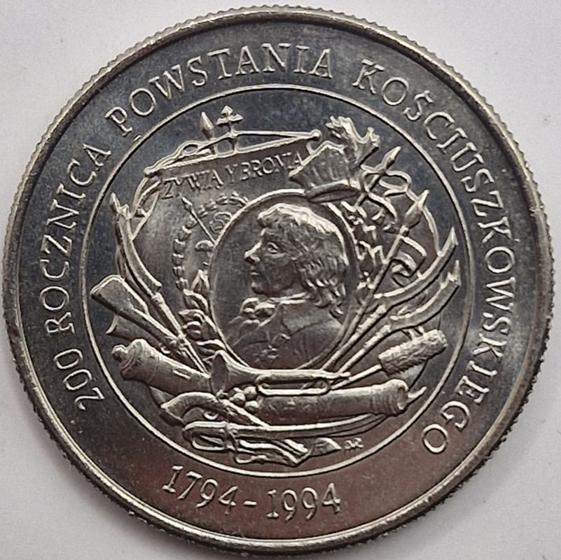 Moneta 20000 zł 200 rocznica powstania Kościuszkowskiego 1994