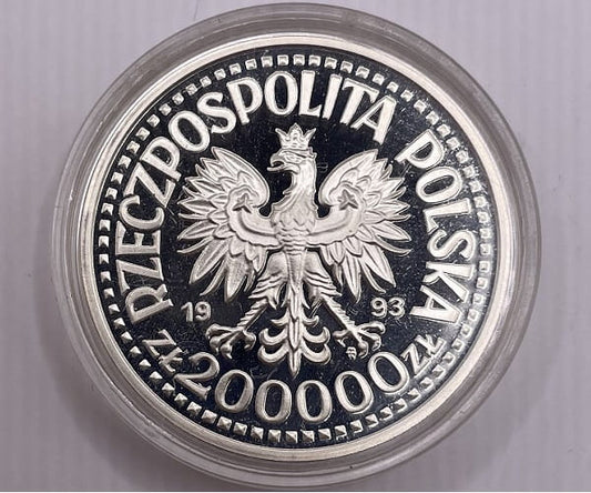 Moneta 200000 zł Kazimierz IV Jagiellończyk popiersie 1993