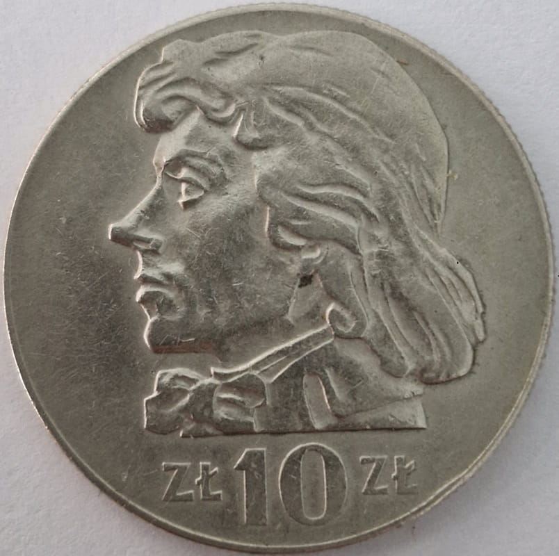 Moneta 10 zł Tadeusz Kościuszko 1971