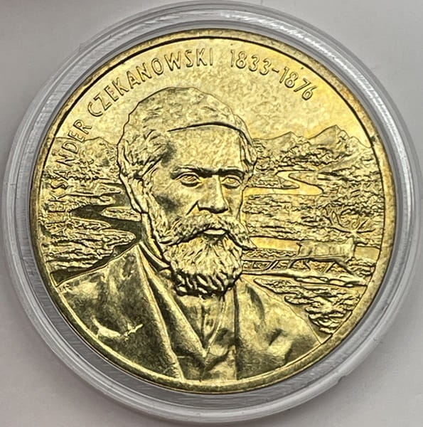 Moneta 2 zł Aleksander Czekanowski 2004