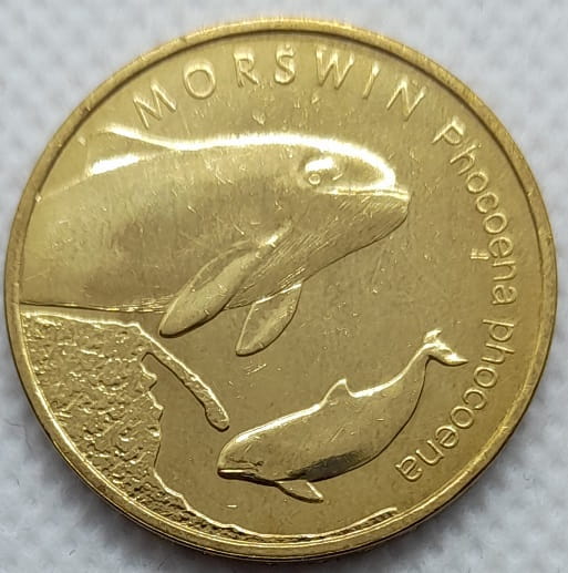 Moneta 2 zł Morświn 2004
