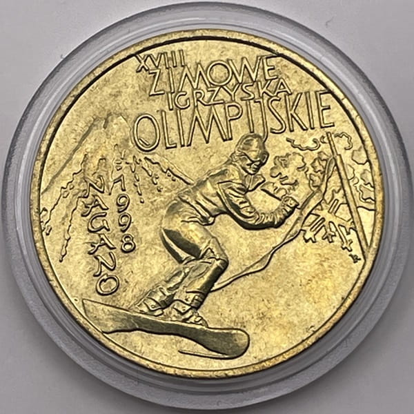 Moneta 2 zł Nagano 1998