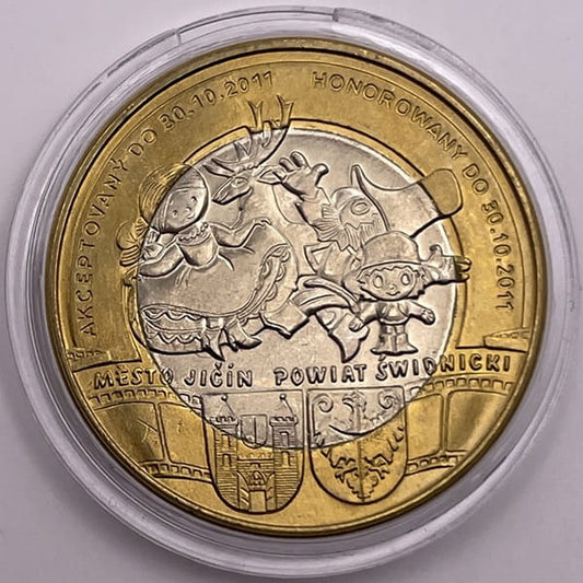 Moneta zastępcza 9 Rumcajsów Jiciń 2011