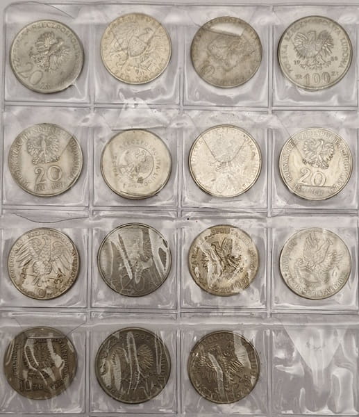 Zestaw monety okolicznościowe PRL 1967-1984 15 szt