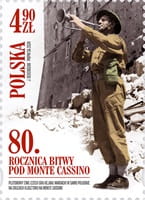 Koperta FDC 80 rocznica bitwy pod Monte Cassino 2024