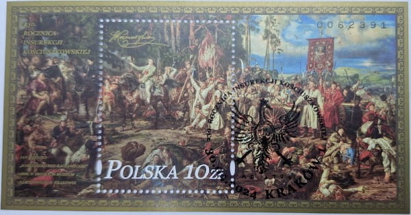 230 rocznica Insurekcji Kościuszkowskiej 2024 stempel okolicznościowy