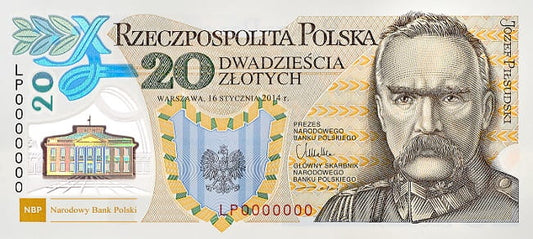 Banknot 20 zł 100. rocznica utworzenia Legionów Polskich 2014