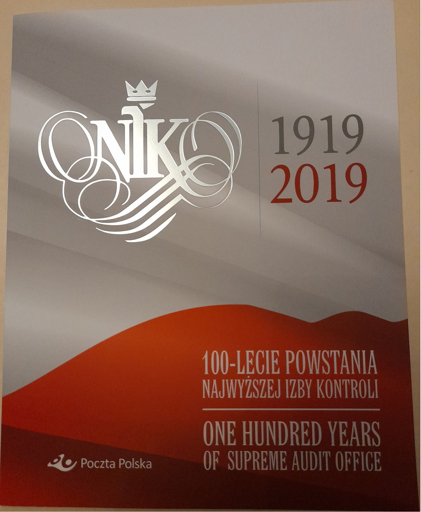 Folder 100-lecie Najwyższej Izby Kontroli NIK 2019 r.
