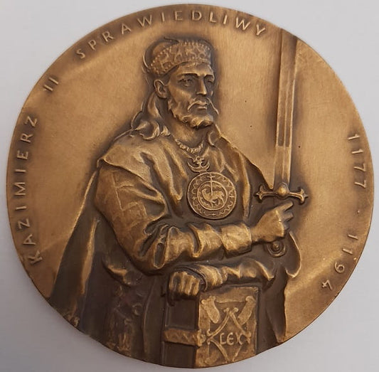 Medal Kazimierz II Sprawiedliwy półpostać PTAiN