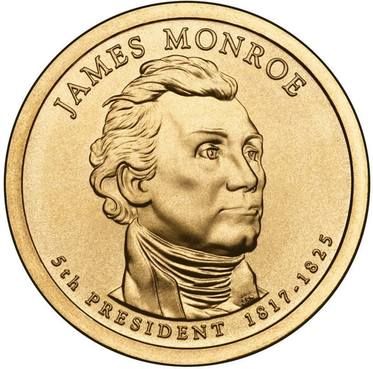 Moneta 1 dolar 2008 James Monroe 5th