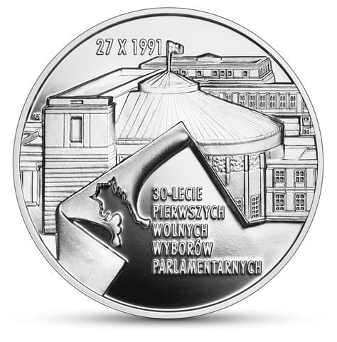 Moneta 10 zł 30-lecie Wolnych wyborów parlamentarnych 2021