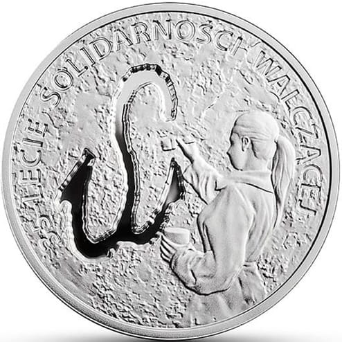Moneta 10 zł 35-lecie Solidarności Walczącej 2017 r.
