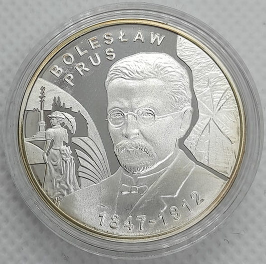 Moneta 10 zł Bolesław Prus 2012