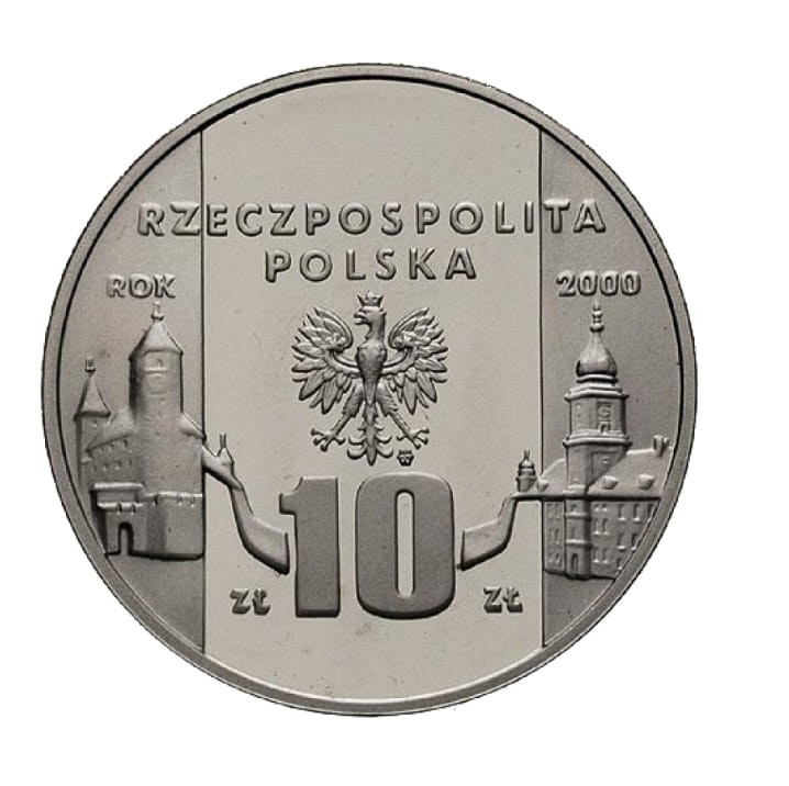 Moneta 10 zł Muzeum Polskie w Rapperswilu 2000 r.
