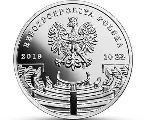 Moneta 10 zł Roman Rybarski 2019