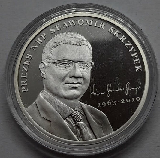 Moneta 10 zł Skrzypek Smoleńsk - Pamięci ofiar 10.04.2010 2011
