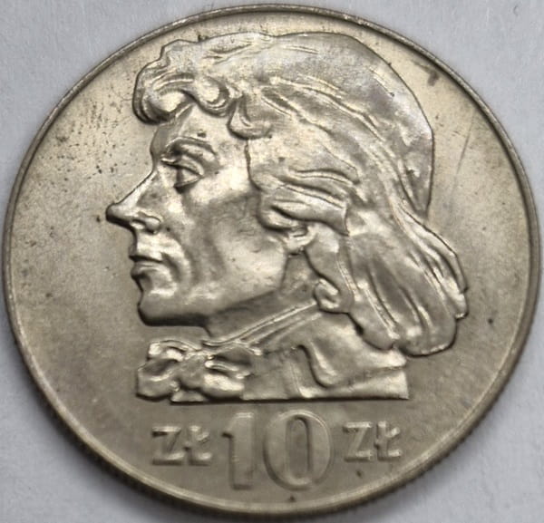 Moneta 10 zł Tadeusz Kościuszko 1969 stan 2