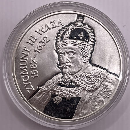 Moneta 10 zł Zygmunt III Waza popiersie 1998