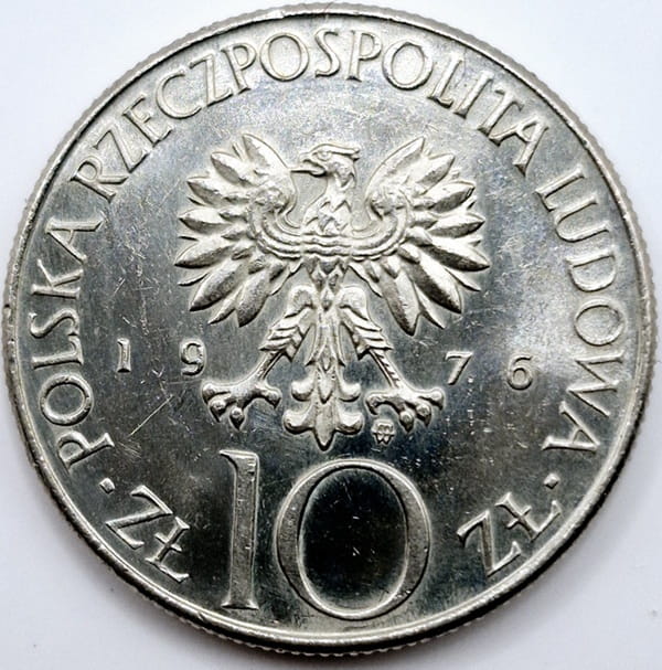 Moneta 10 złotych Adam Mickiewicz 1976
