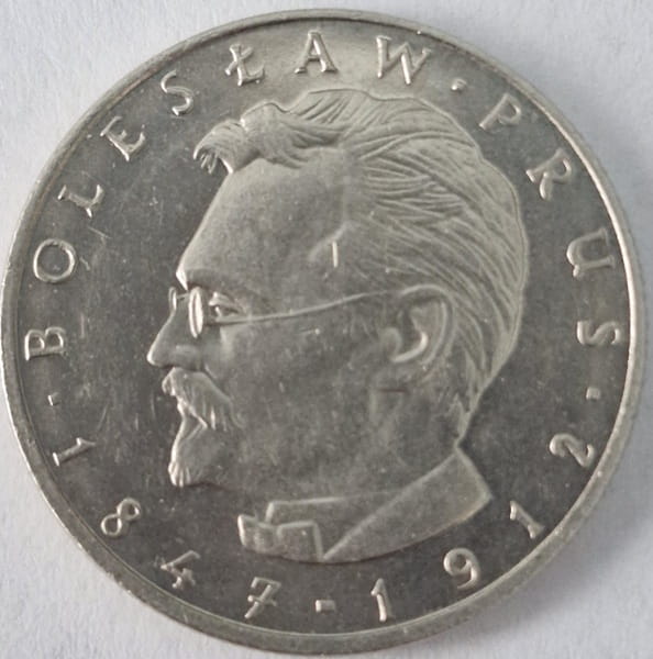 Moneta 10 złotych Bolesław Prus 1977