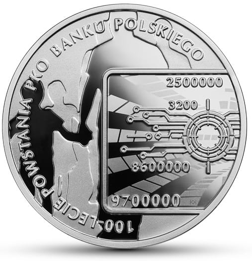 Moneta 10 zł 100-lecie powstania PKO Banku Polskiego 2019 r.